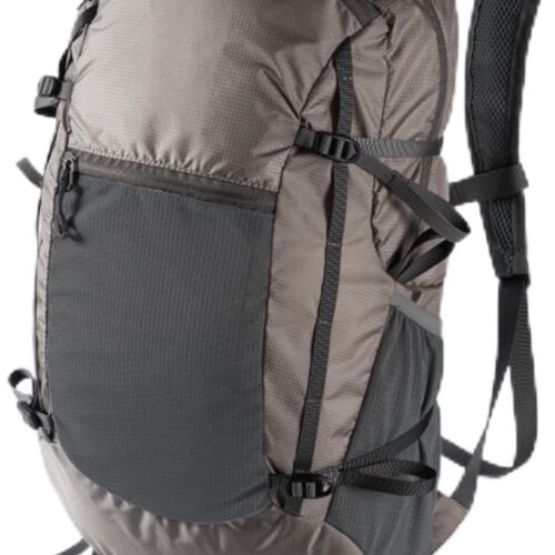 35L Ultralight Lightweight Packable Foldable Travel Camping Hiking Outdoor Sports Backpack Daypack (Khaki Gray)