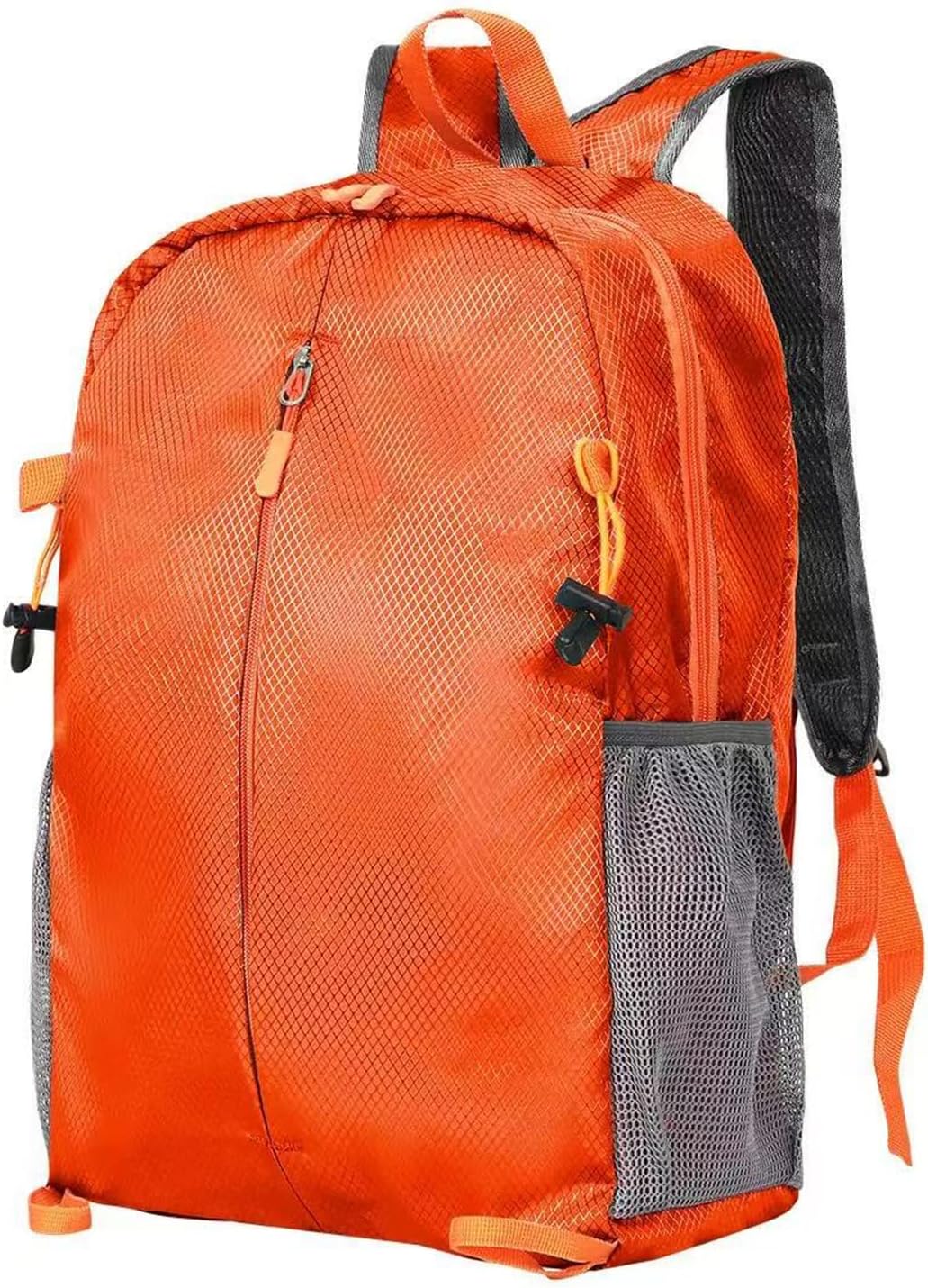 15L Lightweight Packable Backpack, Foldable Hiking Bag, Travel Backpack for Women Man, Waterproof Outdoor Camping Day Pack, Orange